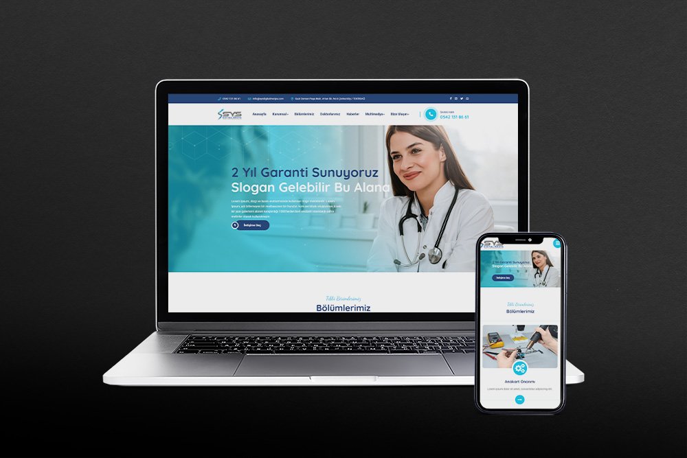 Klinik - Doktor V1 Web Tasarım