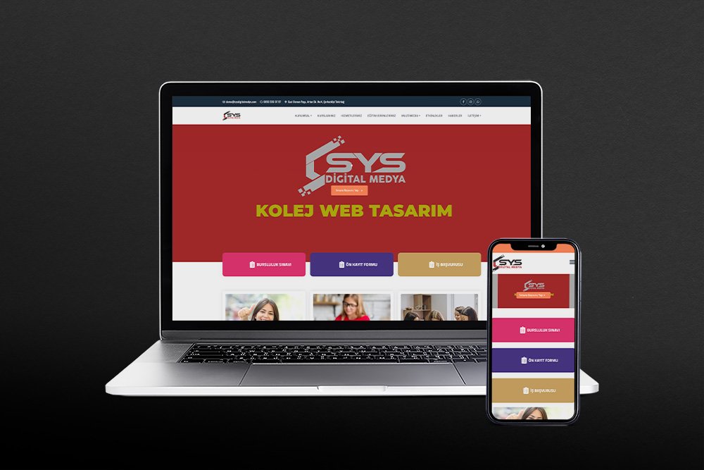 Kolej V1 Web tasarım